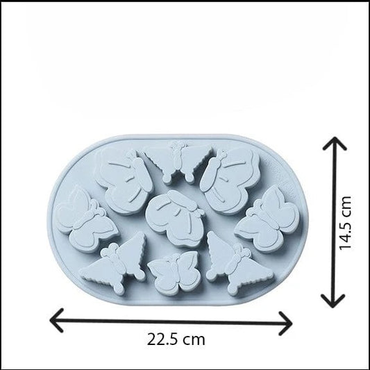 SM1482 9 Cavity Butterfly Mould for DIY