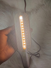 TEAK WOOD LED STAND DIRECT PLUG AND PLAY = 4" /6" /8" /10"/14"