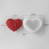 3D Small Hearts In Heart Cluster Handmade Mould (hm0111)