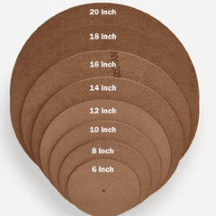 MDF Clock Base Round 5.5mm 12inch Dia|Blank Cutout for Clock Making, Resin Art Work, Decoration | Clock Face for Craft| Clock Making Materials