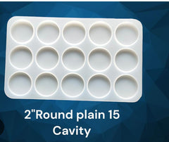 2" 15 CAVITY WITHOUT HOLE CIRCLE ROUND MOLD