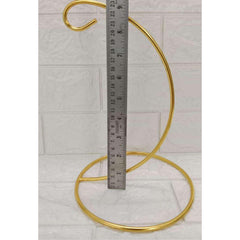 C TYPE METAL STAND 9" (Golden, 9x5 inches)