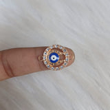 GOLD EVIL EYE CHARM FOR RAKHI AND BRACELET