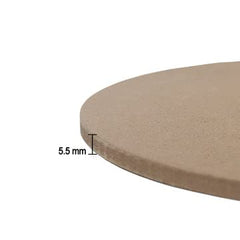 MDF Clock Base Round 5.5mm 12inch Dia|Blank Cutout for Clock Making, Resin Art Work, Decoration | Clock Face for Craft| Clock Making Materials