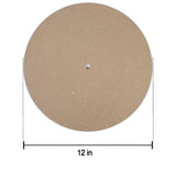 MDF Clock Base Round 5.5mm 12inch Dia|Blank Cutout for Clock Making, Resin Art Work, Decoration | Clock Face for Craft| Clock Making Materials
