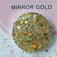 MIRROR GOLD GLITTER
