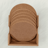 4 Inch Round Shape Coaster HOLDER SET (6 Pcs)