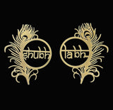 ENGLISH SHUBH LABH IN ACRYLIC CUT OUT
