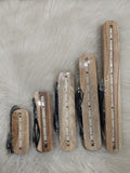 TEAK WOOD LED STAND DIRECT PLUG AND PLAY = 4" /6" /8" /10"/14"