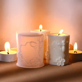 Honeycomb & Bee Theme Candle Mould sm1145