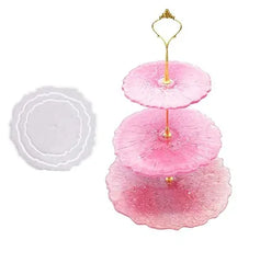 Cake Stand Shape Silicon Mould for resin Art
