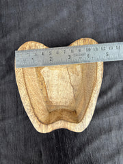 APPLE  WOODEN BOWL  FOR CANDLE MAKING