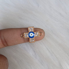 GOLD EVIL EYE  CHARM  FOR RAKHI  AND  BRACELET