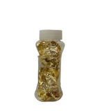 resin flakes gold and silver and rose gold
