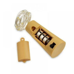 Bottle Cork Light with 20 LED | Aesthetic Decor | Battery Operated| Warm White Home Decor (Mini Fairy Cork Light)