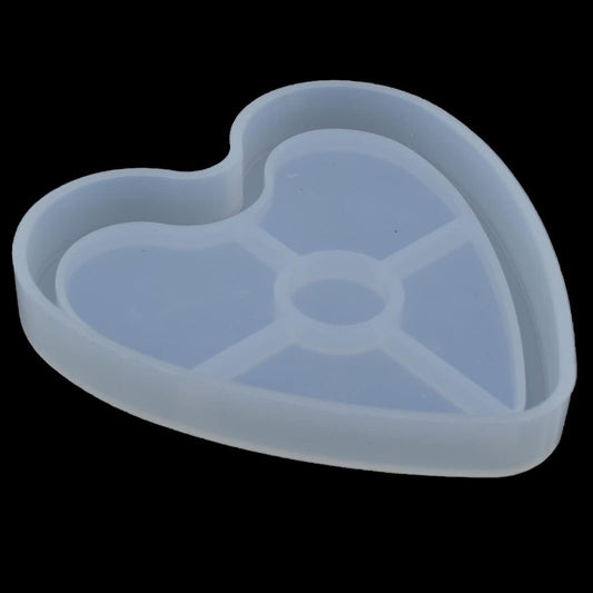 4" Heart Border Mould Resin Art Silicone