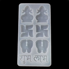 8 cavity shubh + labh mould