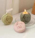 MOON FACE CANDLE MOULD / MOLD