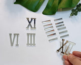 ROMAN NUMBER WITH STICK SILVER
