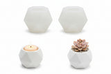 2 PC CANDLE MOULD SET MOULD/MOLD