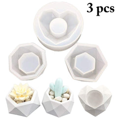 3PC CANDLE MOULD SET