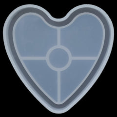4" Heart Border Mould Resin Art Silicone