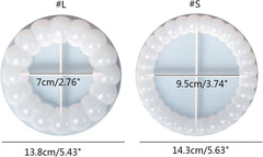 Bubble Coaster Mould/MOLD I Silicone Round Epoxy