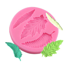 HBR1417 3 CAVITY LEAF PINK MOULD