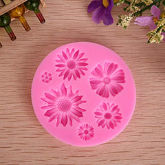 HBR144 6 CAVITY FLOWER MOULD