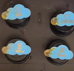 Cloud Silicon Mould for Resin Art, 3D Cloud Mould for DIY Epoxy UV Resin Art, Set of 5