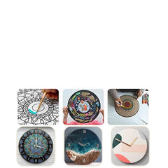 MDF ROUND HANGER CLOCK