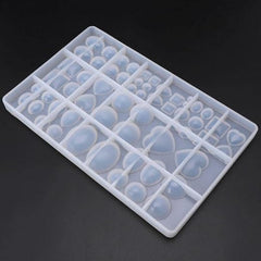 MULTI PENDENT RESIN ART MOULD /58 CAVITY JEWELLERY AND KEY RING MOULD