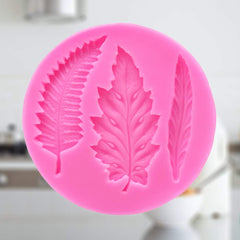 HBR1417 3 CAVITY LEAF PINK MOULD