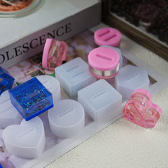 12 Pcs Ring Holder Silicone Mould For Multipurpose DIY Epoxy Resin Jewelry- 1 PC