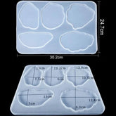5pc agate silicon mould