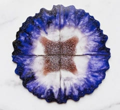 4pc pizza coaster silicon mould