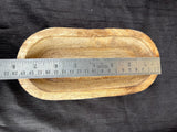 WOODEN BOAT BOWL FOR CANDLE MAKING