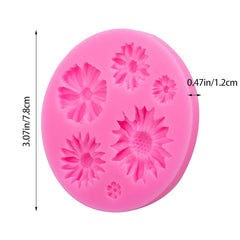 HBR144 6 CAVITY FLOWER MOULD