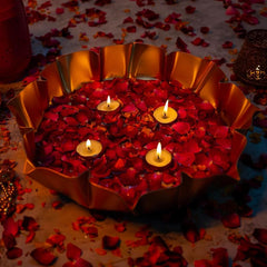 METAL LOTUS URLI FOR CANDLE MAKING (15 TO 20MM