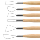 6 Pc 2 Side Wire Clay Sculpting Tool 25026