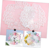 Floral Clock Resin Mould premium quality (12")