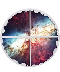 4pc pizza coaster silicon mould