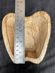 APPLE  WOODEN BOWL  FOR CANDLE MAKING