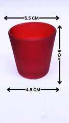 RED CANDLE JAR