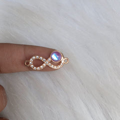 infinity charm for  rakhi and bracelet   gold