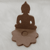 mdf buddha shadow T-light holder.