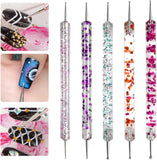 5Pc Acrylic 2 Sided Embossing Tool & Nail Art Tool 25035