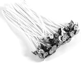 3" INCH WHITE COATED CANDLE WICK