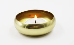 METAL ROUND URLI FOR CANDLE MAKING( DEPTH = 40MM TO 50MM