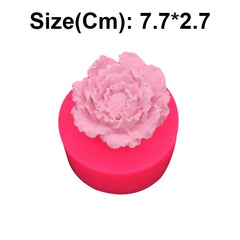 3D Flower Candle Handmade Mould hm0013